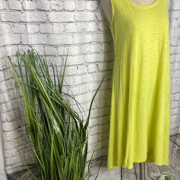 Eileen Fisher Organic Hemp Cotton A-Line Pullover Shift Dress Small - Picture 4 of 13
